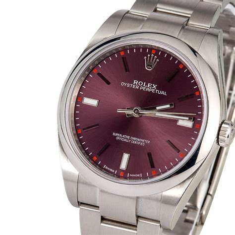 rolex 39mm red grape|rolex oyster perpetual 39 114300.